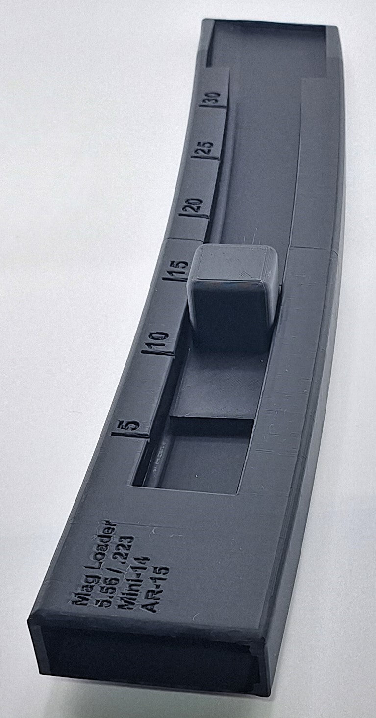 Universal AR-15 speed loader for .223/5.56 rounds, made by 3D-Tactical in the USA.